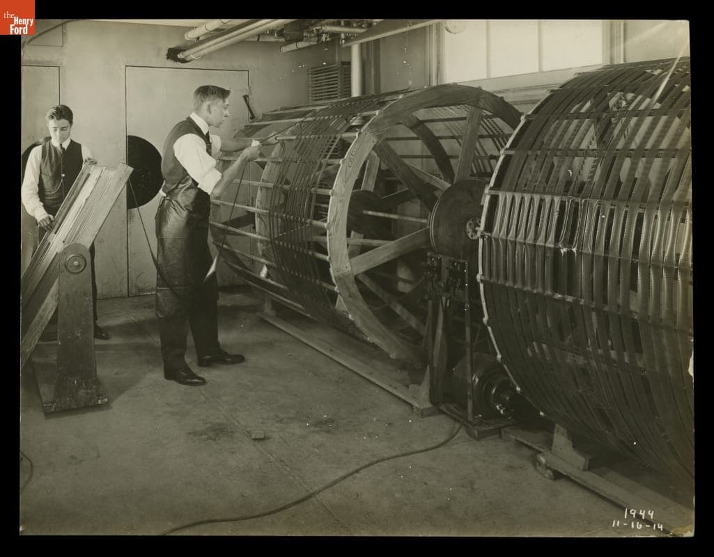 Motion Picture Drying Room at the Highland Park Plant, 1914