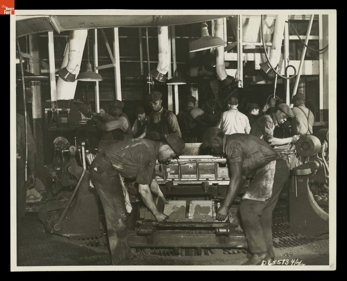 Foundry Workers at Ford Rouge Plant, 1936