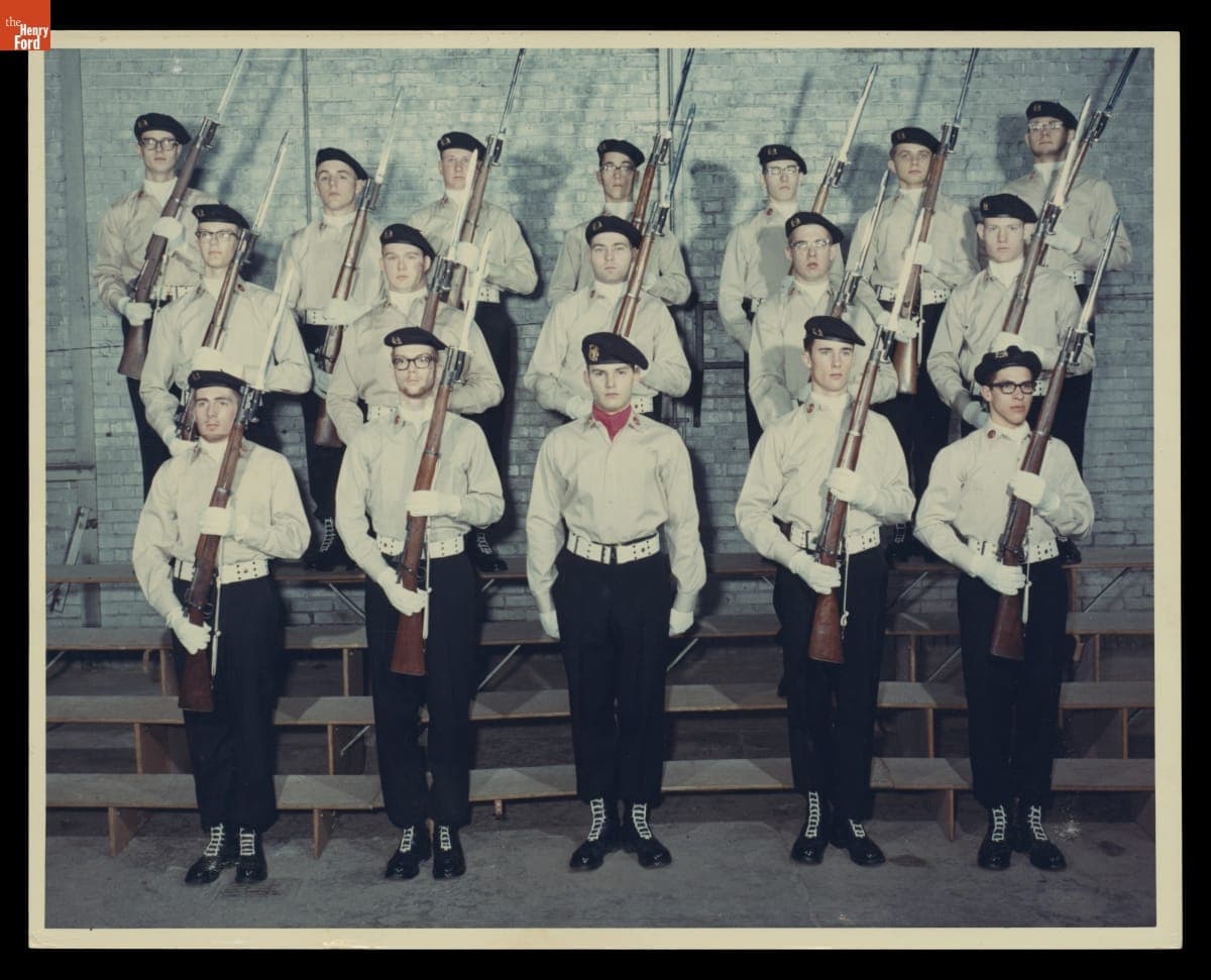 Rose Rifles Drill Team, Rose Polytechnic Institute, 1965