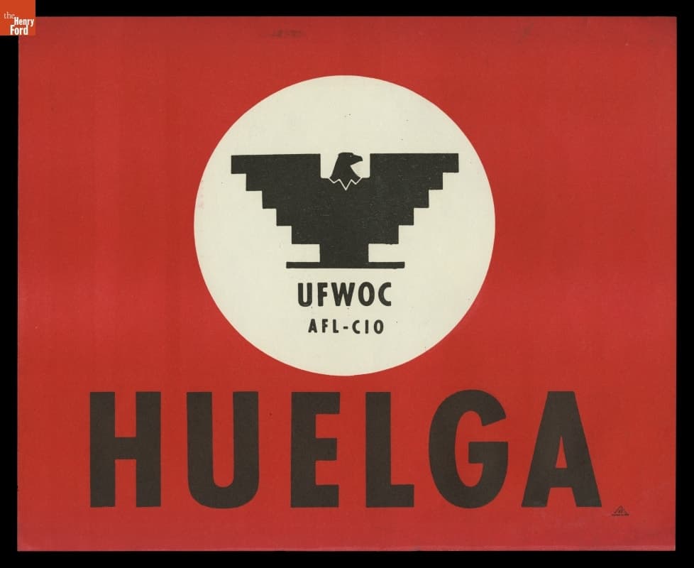 "Huelga," United Farm Workers Organizing Committee Poster, 1966-1970