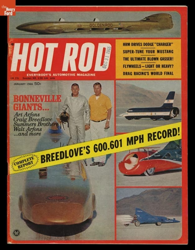 "Hot Rod" Magazine for January 1966
