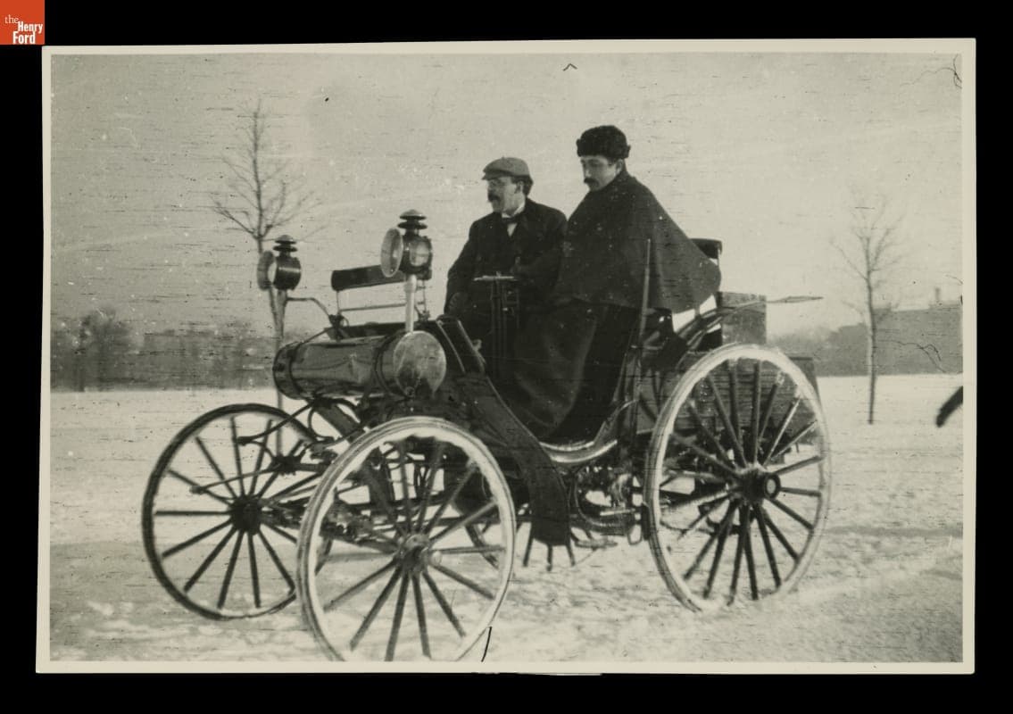 View at the 1895 Chicago Times-Herald Automobile Race