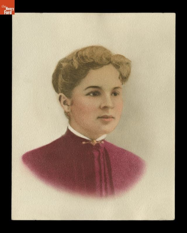 Portrait of Clara Bryant Ford, circa 1888