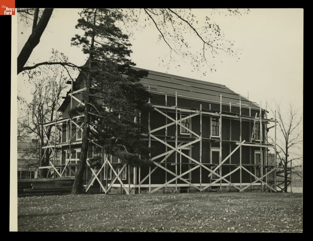 Noah Webster Home Construction in Greenfield Village, 1936-1937