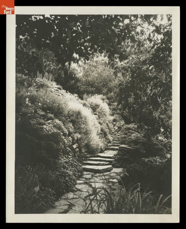 Rock Garden at Fair Lane Estate, Dearborn, Michigan, 1929