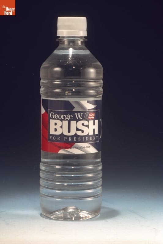 George W. Bush Campaign Water Bottle, 2000