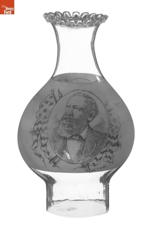 Harrison-Morton Lamp Chimney, 1888