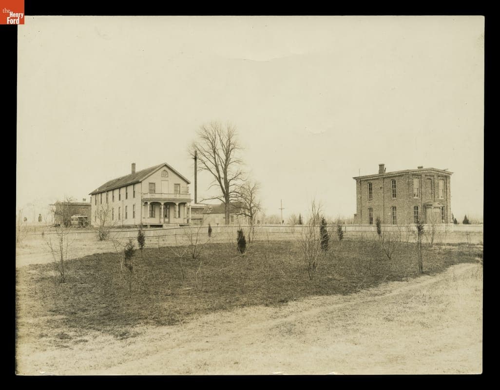 Edison's Menlo Park Laboratory and Compound at the Original Site, Menlo Park, New Jersey, circa 1890