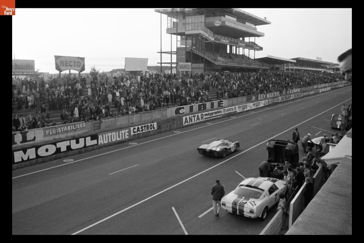 Ford Mark IV Driven by Dan Gurney and A. J. Foyt at the 24 Heures du Mans (24 Hours of Le Mans) Race, June 1967