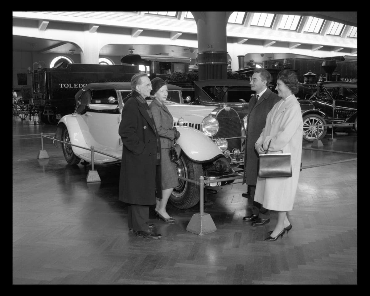 Marcel and Alexina Duchamp Visiting Henry Ford Museum with Mr. and Mrs. Alain Chaillous, December 1, 1961