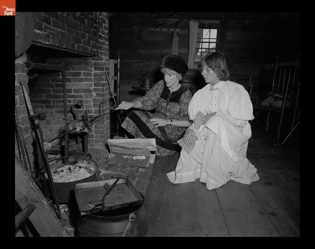 Joan Rivers Visiting Plympton House in Greenfield Village, November 4, 1977