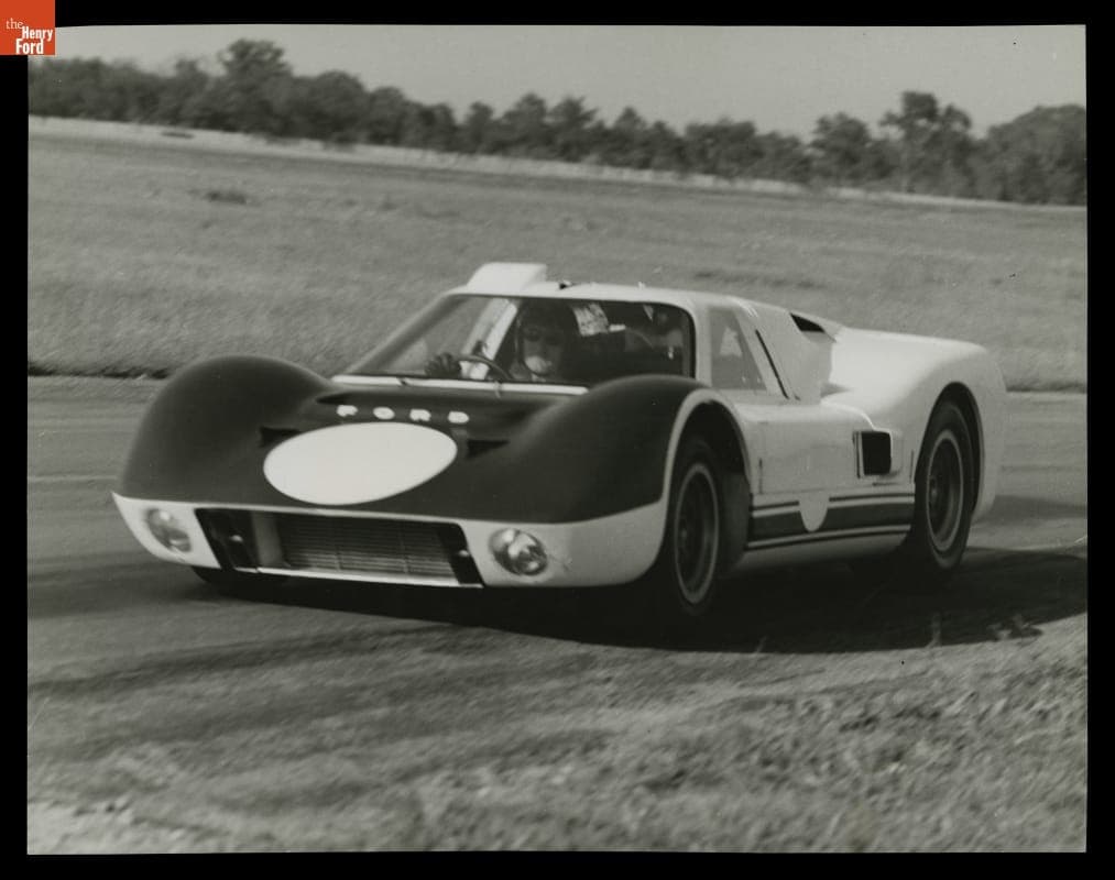 Ford GT-40 J-Car Testing, Riverside, California, 1966