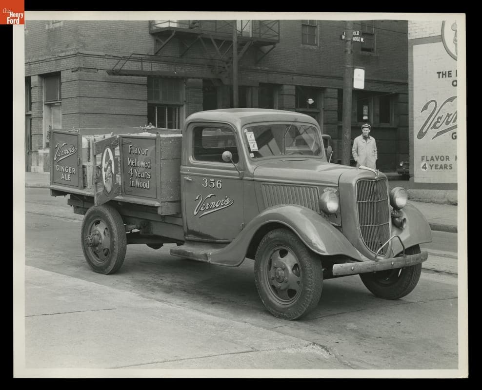 1946 Ford Delivery Truck for Vernor's Ginger Ale, November 20, 1945