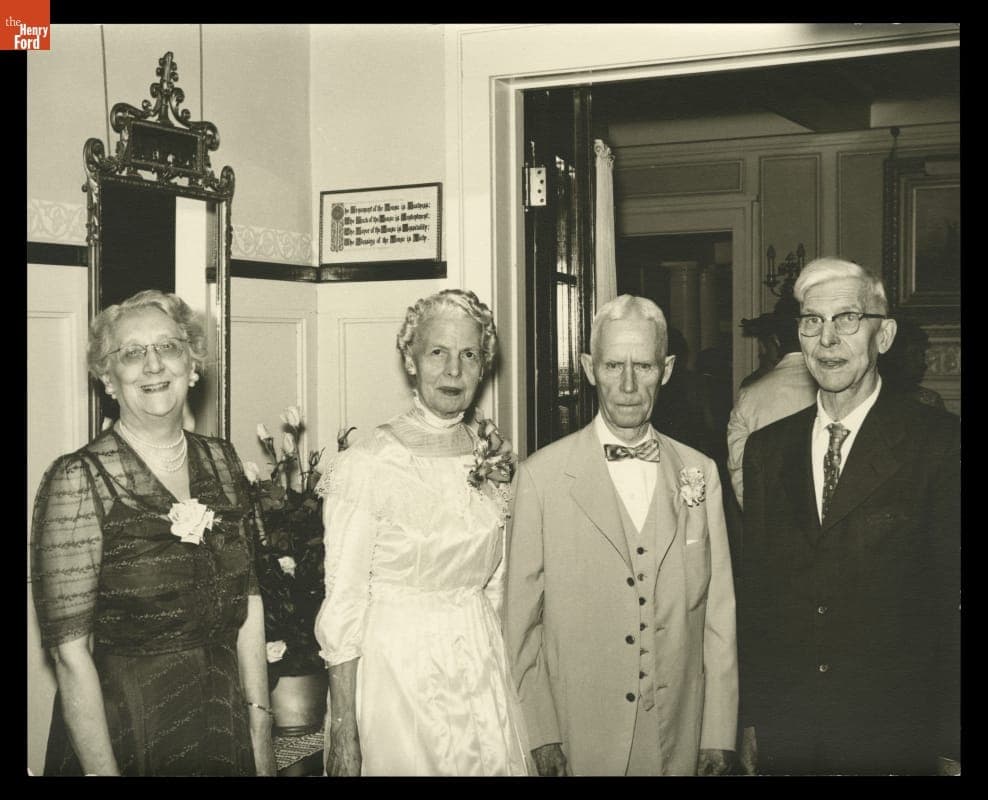 Catherine and Hamilton Roddis and Guests at 50th Anniversary Reception, 1958