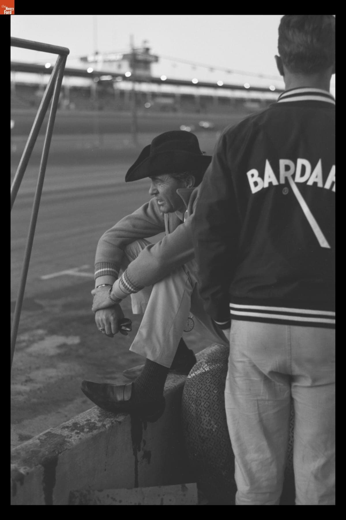 Carroll Shelby at Daytona International Speedway, February 1964
