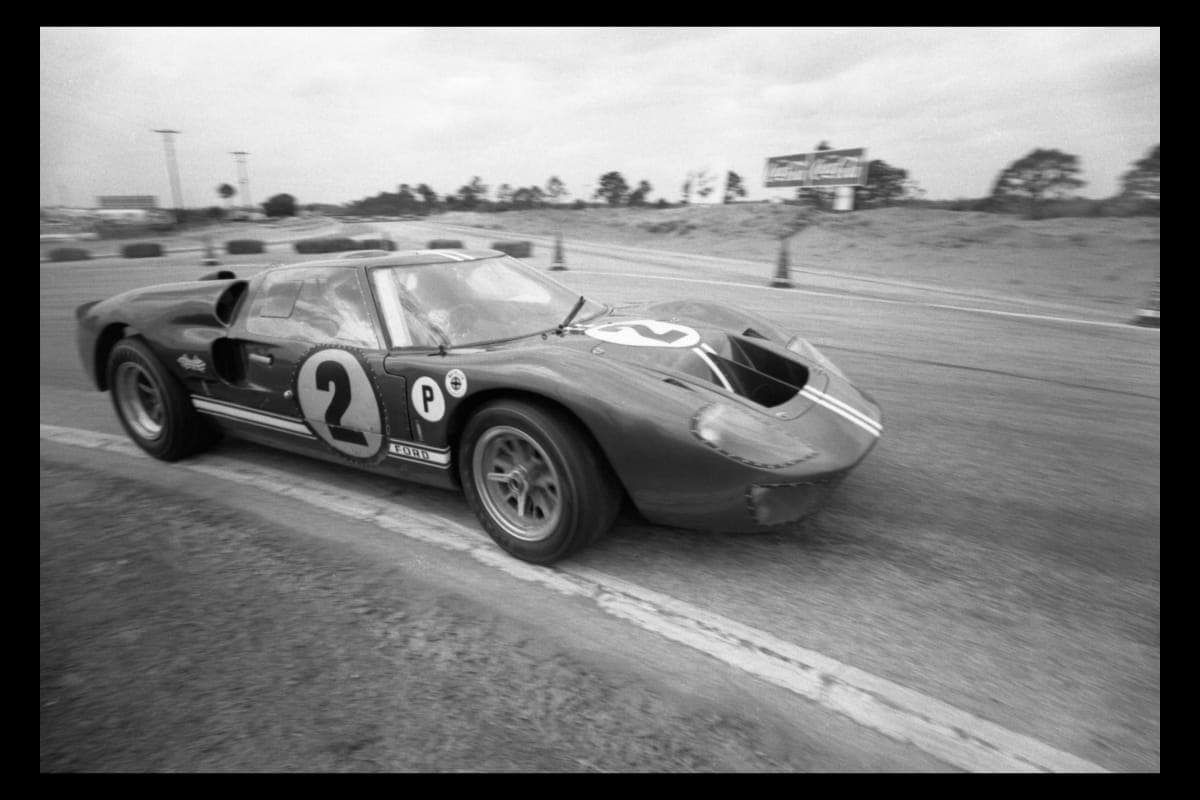 Ford Mk IIB Race Car at the Sebring 12 Hours of Endurance Race, 1967