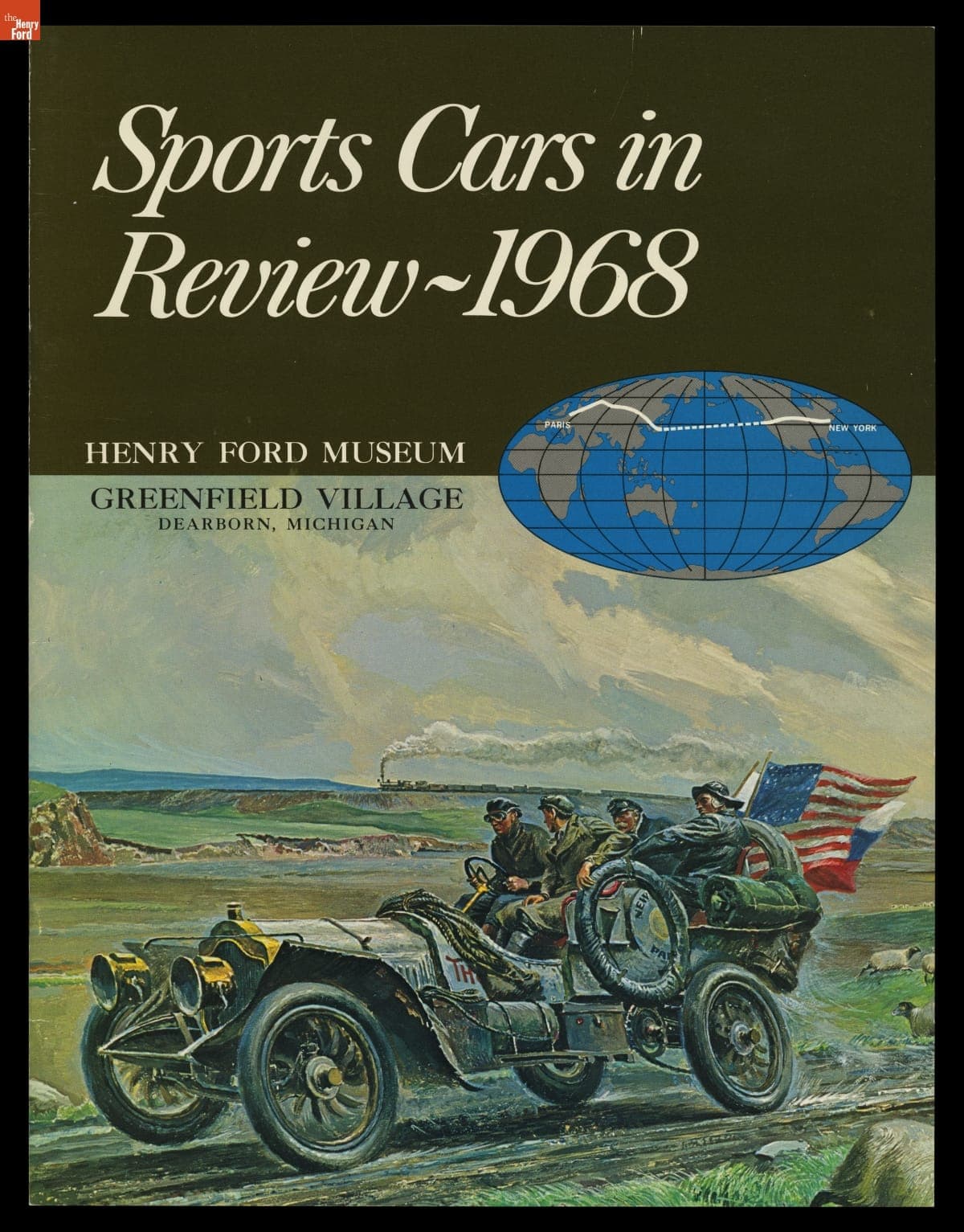 Program, "Sports Cars in Review" Exhibition at Henry Ford Museum, January-February 1968