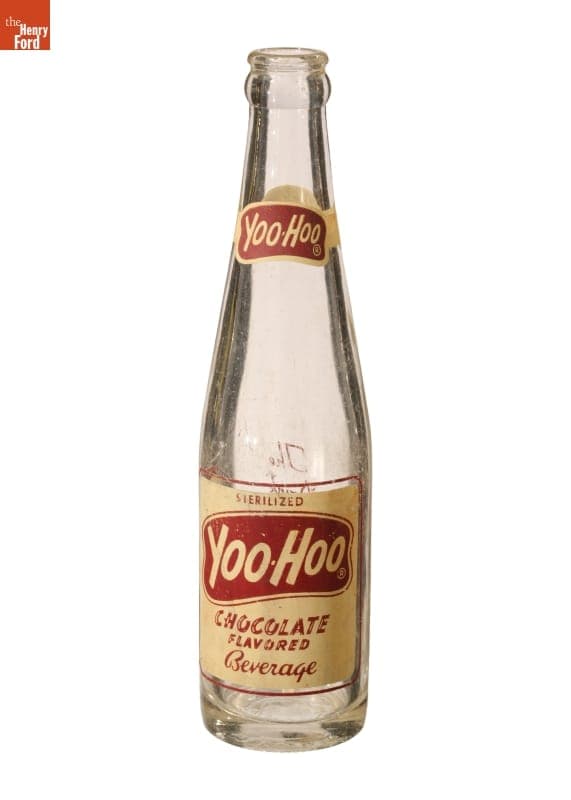Yoo-Hoo Chocolate Flavored Beverage Bottle, 1955-1965