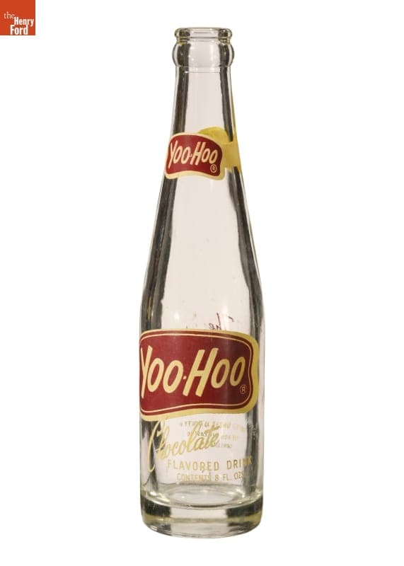 Yoo-Hoo Chocolate Flavored Beverage Bottle, 1955-1965