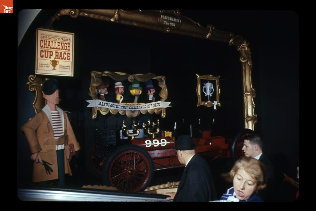 "Performance" Display on the Ramp to the "Magic Skyway" Ride in the Ford Wonder Rotunda at the New York World's Fair, 1964-1965