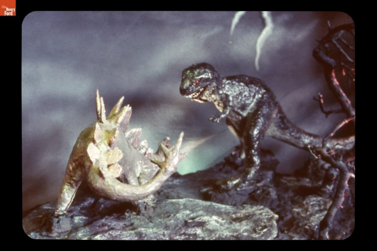 Model of Primeval Earth Diorama in the Magic Skyway Ride, Ford Pavilion, 1964-1965 New York World's Fair