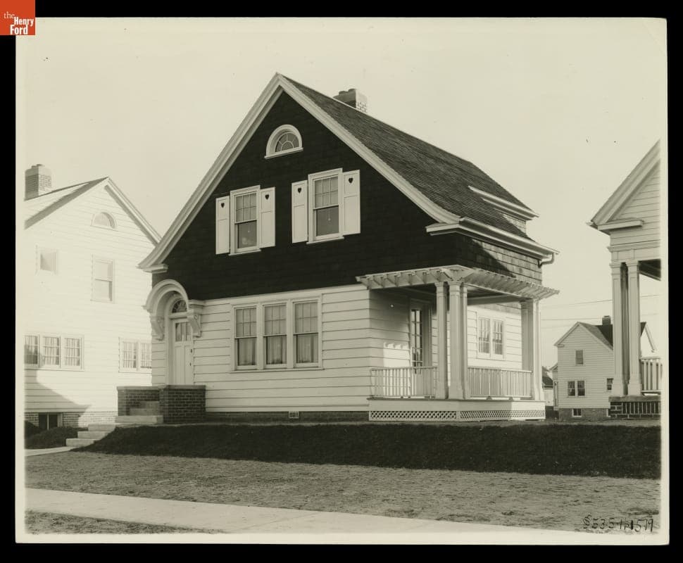 "Type A" House in Ford Homes District, Dearborn, Michigan, November 1919