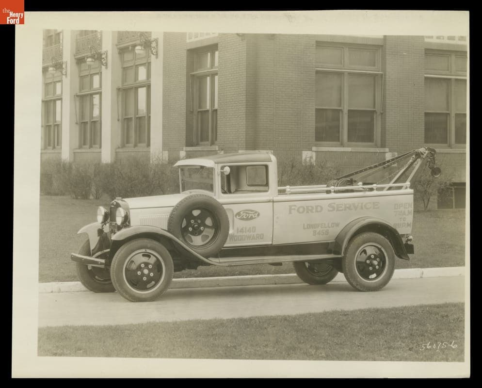 1931 Ford Model AA Service Truck from Highland Park Sales/Service, April 1931