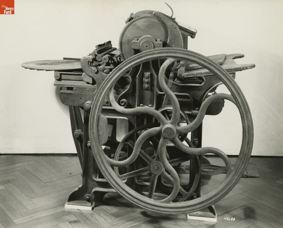 Gordon Oscillating Press, circa 1864