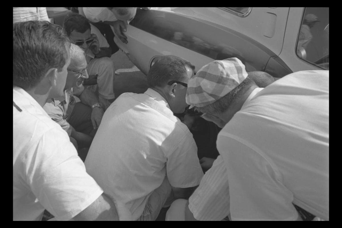 Chevrolet Corvette Sting Ray at 3-Hour Endurance Race, Riverside, California, October 13, 1962