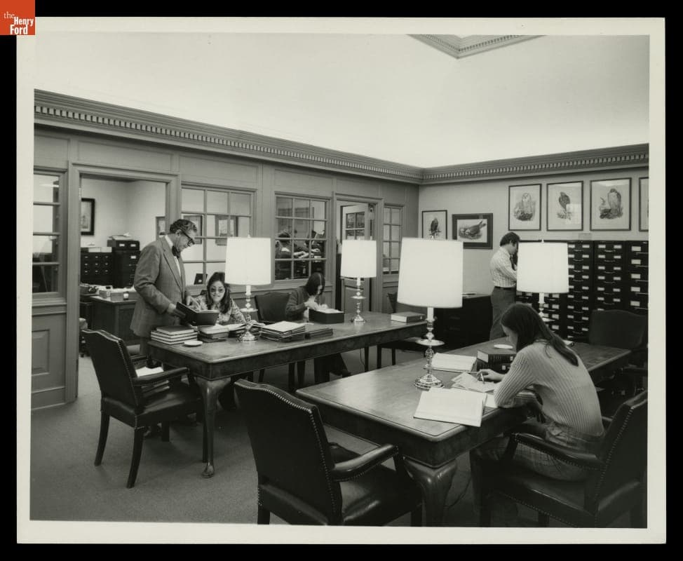 Robert Hudson Tannahill Research Library Reading Room, 1973-1974