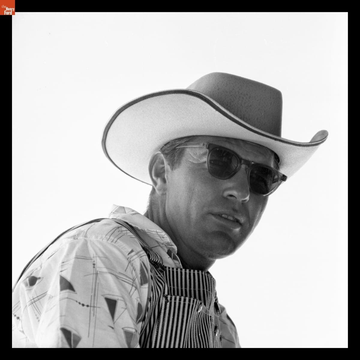 Carroll Shelby at Bonneville Salt Flats, Utah, 1956