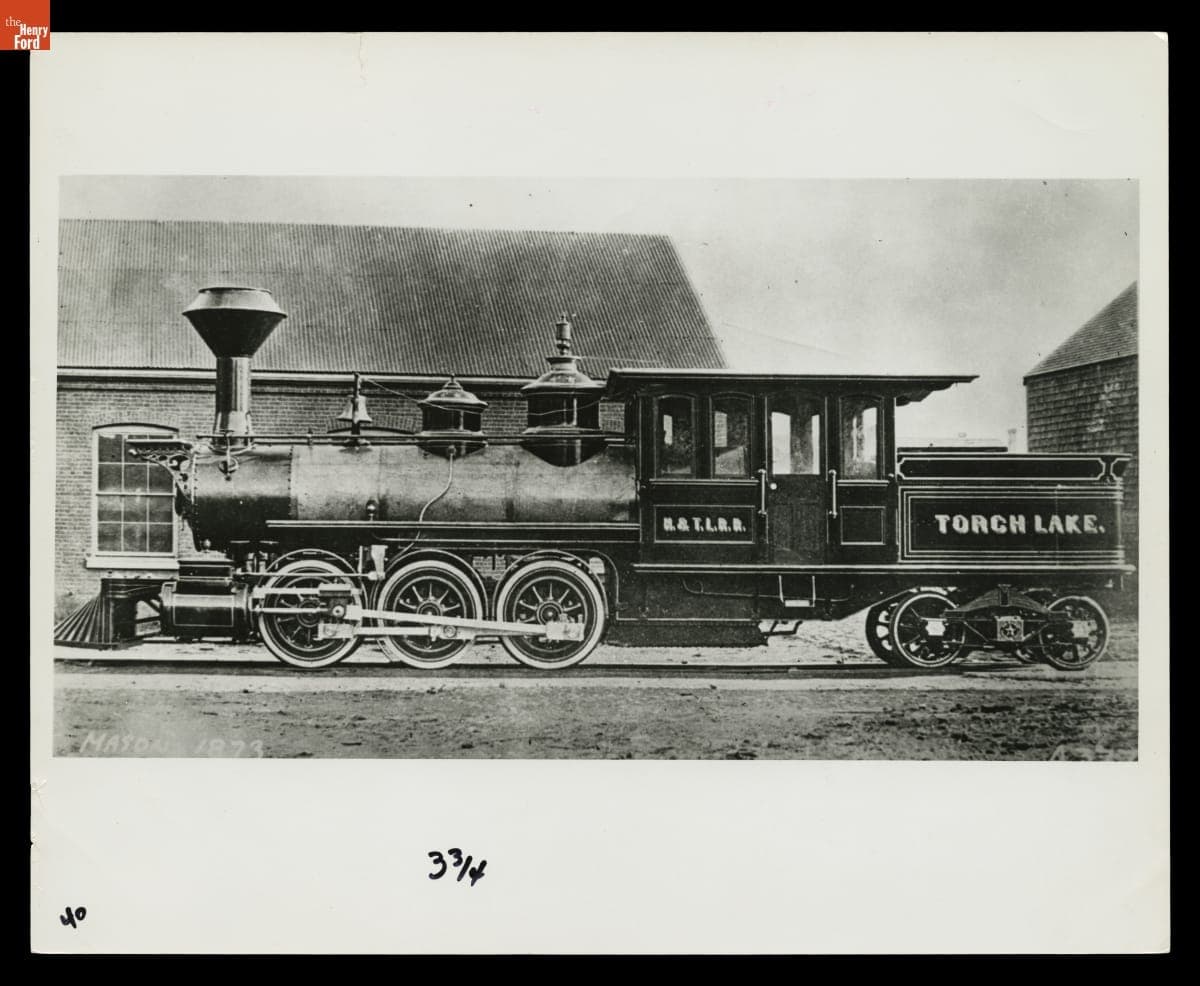 Torch Lake Steam Locomotive, 1873
