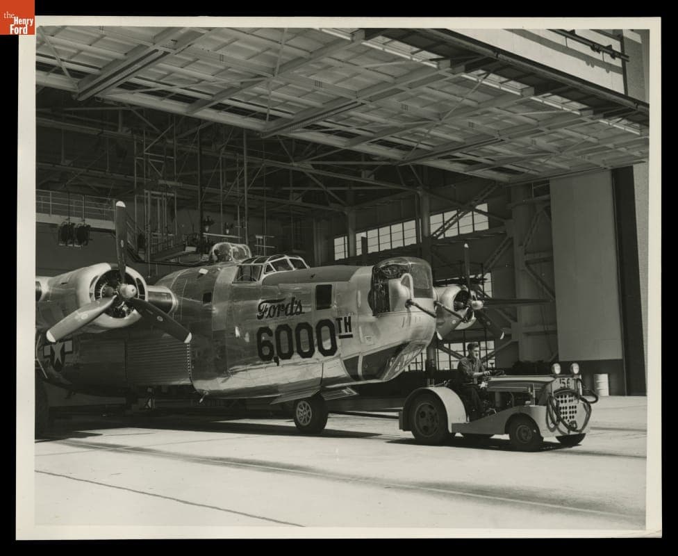 6,000th B-24 Bomber at Ford Motor Company Willow Run Plant, September 9, 1944