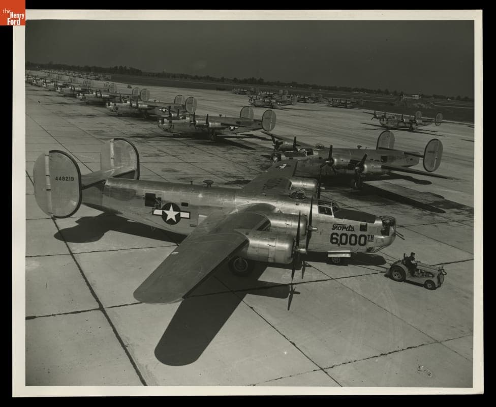 6,000th B-24 Bomber at Ford Motor Company Willow Run Plant, September 9, 1944