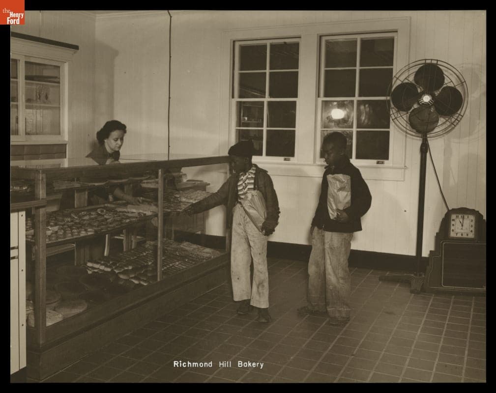 Interior of Bakery, Richmond Hill, Georgia, circa 1947