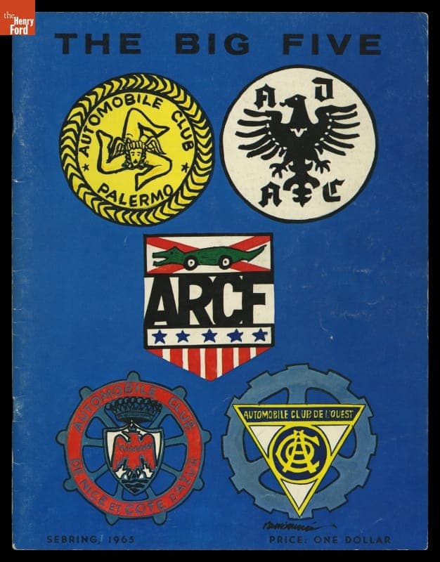 Program, 12 Hours of Sebring Race, March 1965