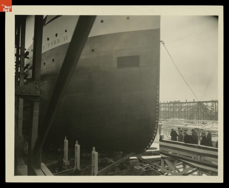 Ford Motor Company Executives at Launching of Freighter MS Henry Ford II, March 1, 1924