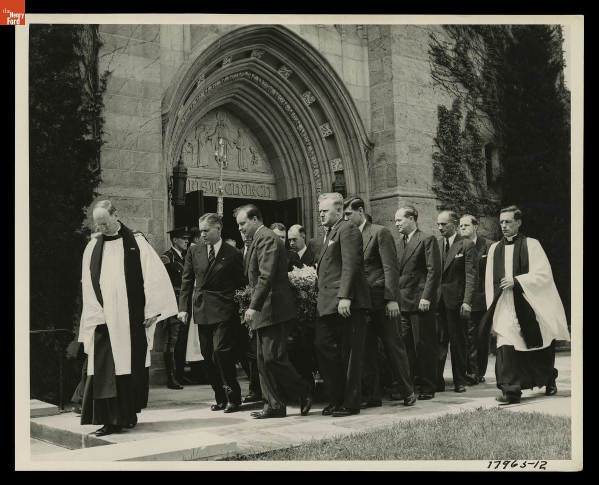 Funeral of Edsel Ford, Grosse Pointe, Michigan, May 28, 1943