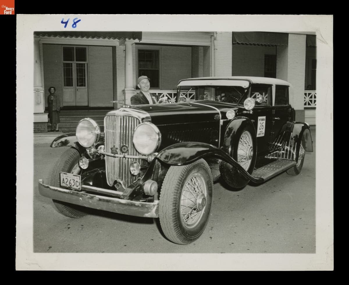 1933 Duesenberg Automobile Participating in Glidden Tour, September 1951