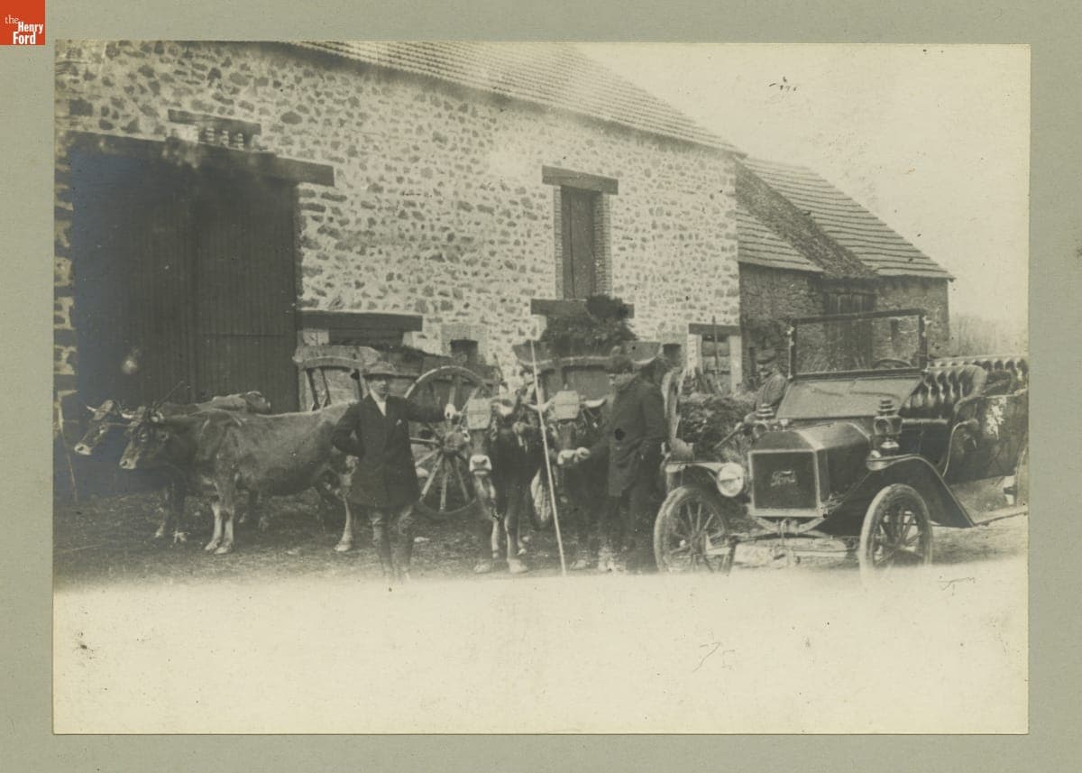 Ford Model T Automobile in France, circa 1910