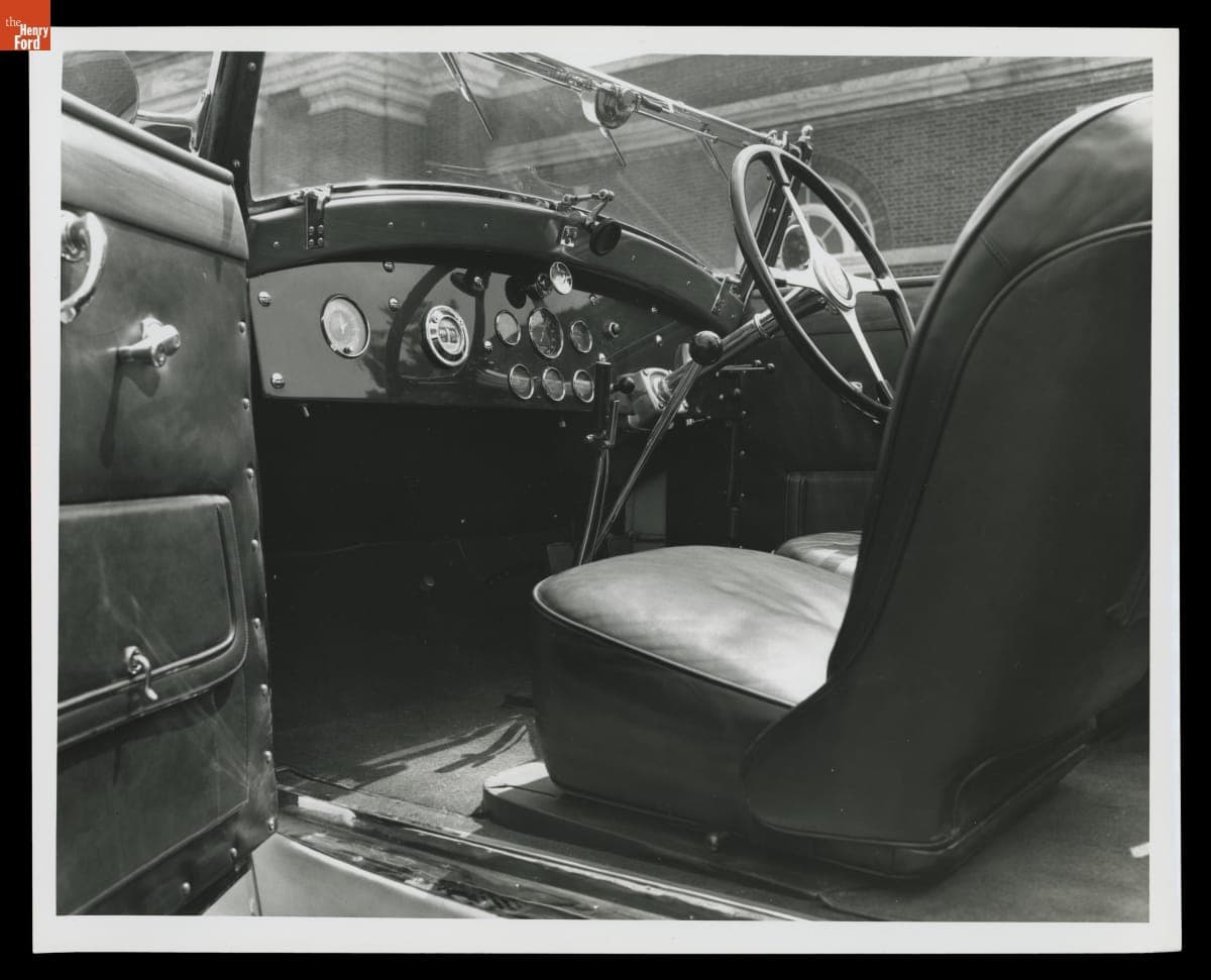 1931 Bugatti Royale outside Henry Ford Museum, 1968
