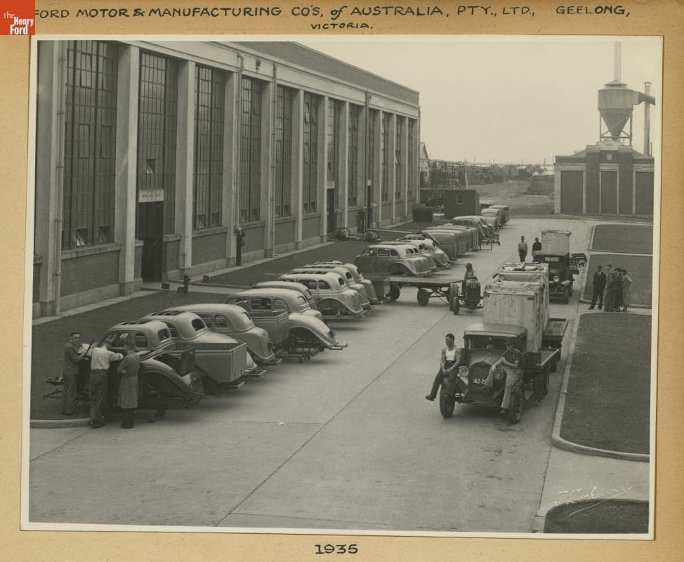 Ford Motor & Manufacturing Companies of Australia, Geelong, Victoria, 1935