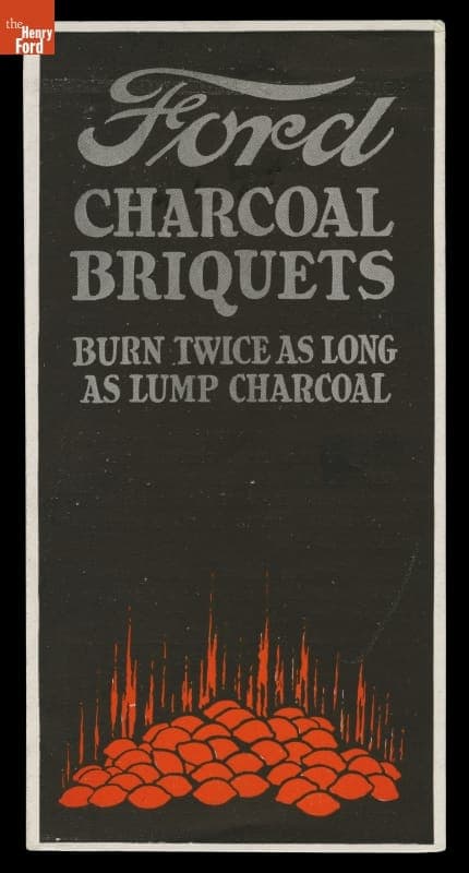 Brochure, "Ford Charcoal Briquets, Burn Twice as Long as Lump Charcoal," 1935-1941