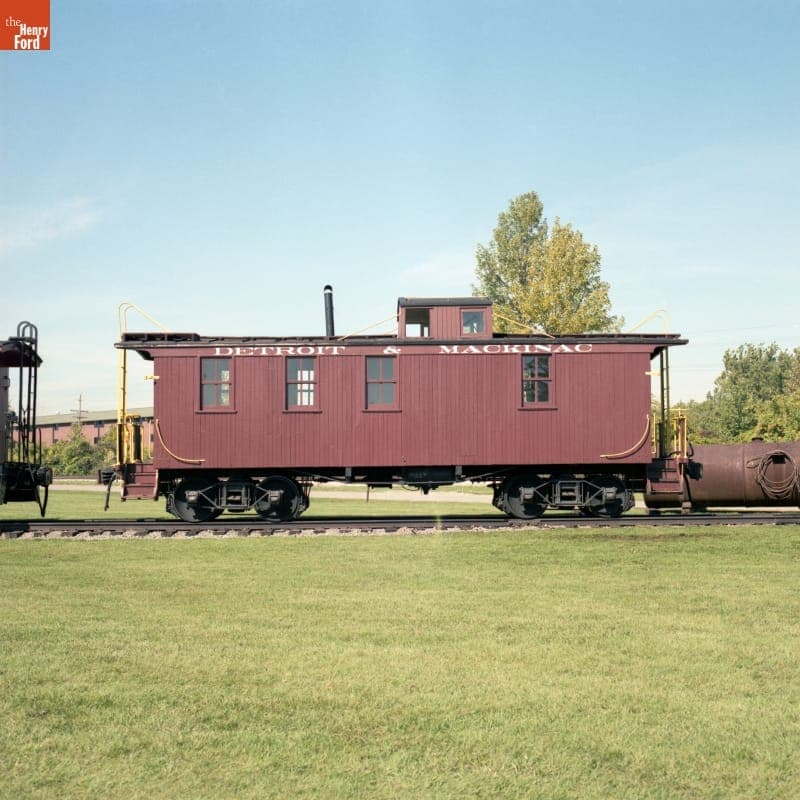 Detroit & Mackinac Railway Caboose, circa 1912