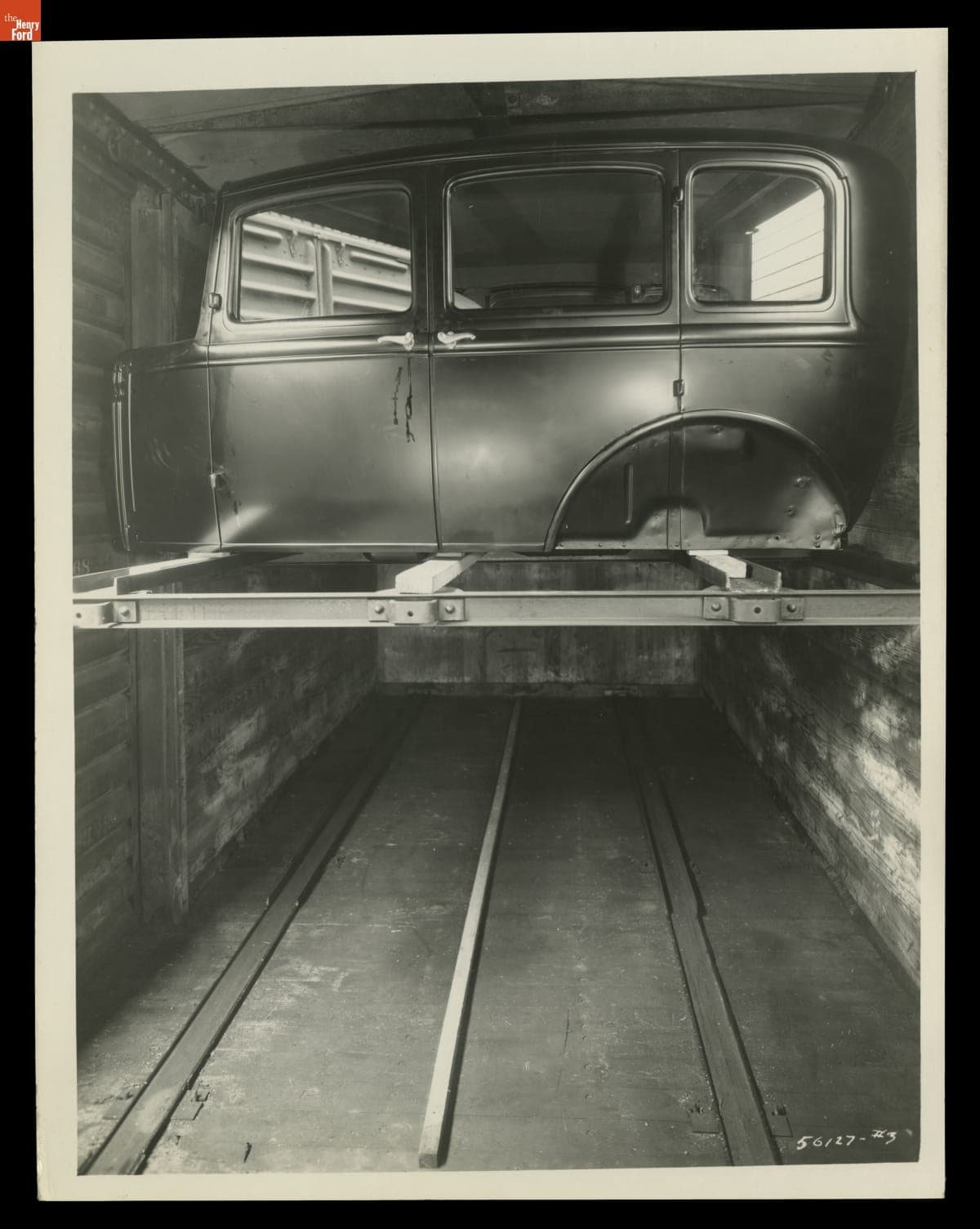 Ford Model A Body Panels Prepared for Shipment by Railroad Car, April 1931
