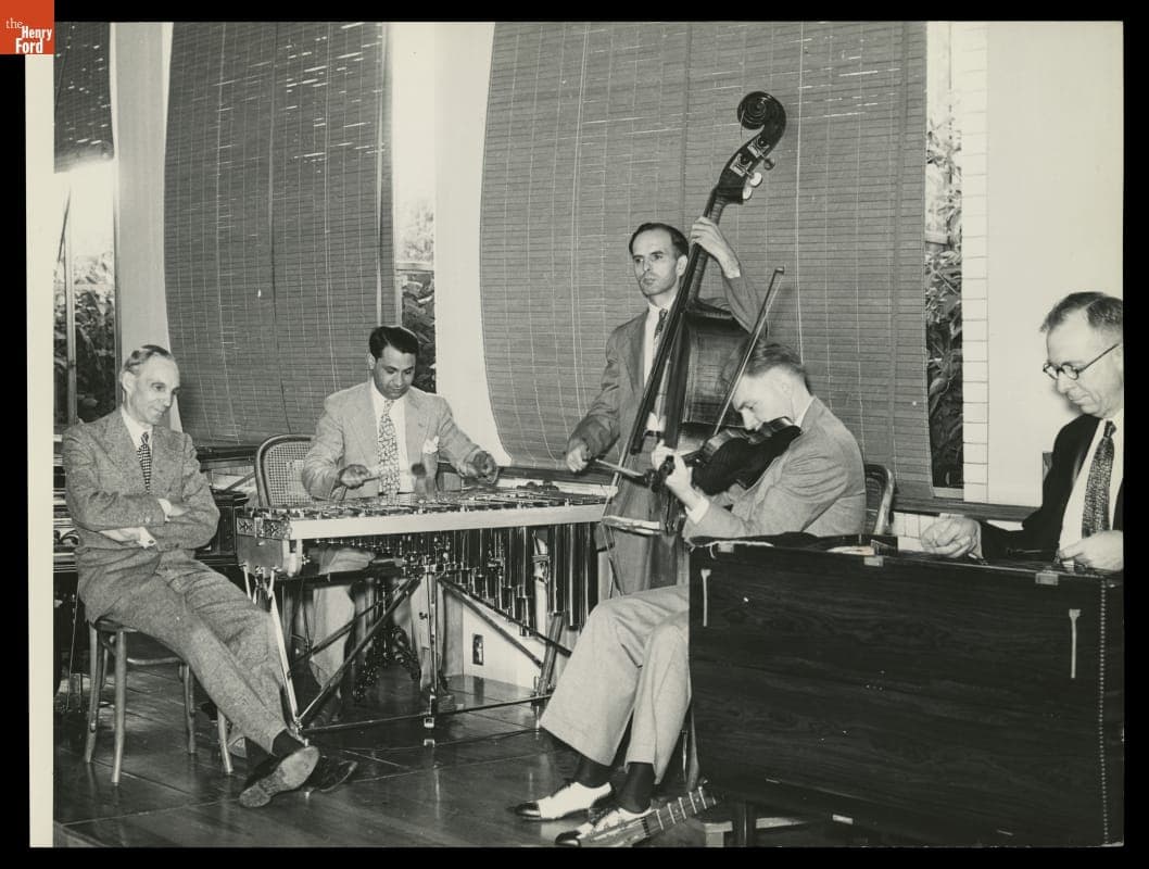 Henry Ford with His Old-Time Dance Orchestra, 1933