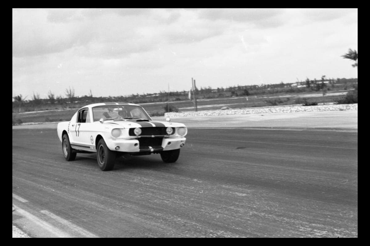 Ford Mustang GT350 Driven by John Scott at Bahamas Speed Weeks, November - December 1965
