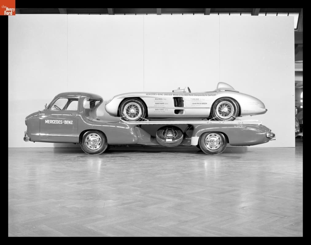 Mercedes 300 SLR Featured in the "Sports Cars in Review" Exhibition at Henry Ford Museum, January 1956