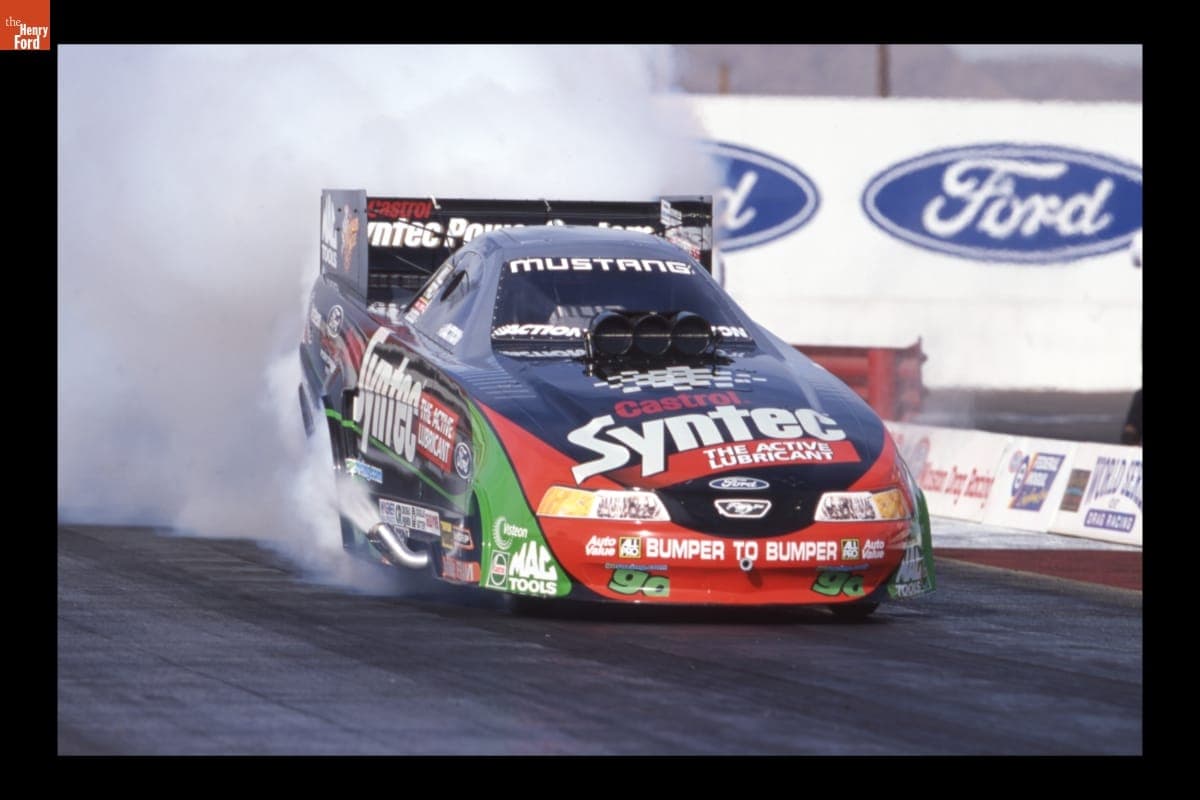 Ford Mustang Funny Car at NHRA Pre-Season Test Session, January 2000