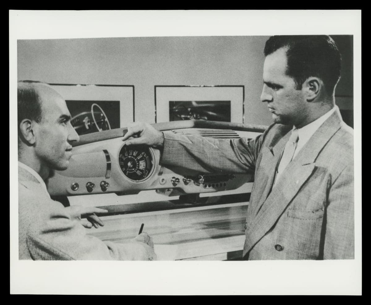 Designers John Najjar and William Schmidt, Ford Motor Company, 1955